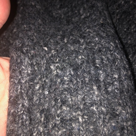 Gray  chunky neck juniors sweater from Mandee - Picture 3 of 5